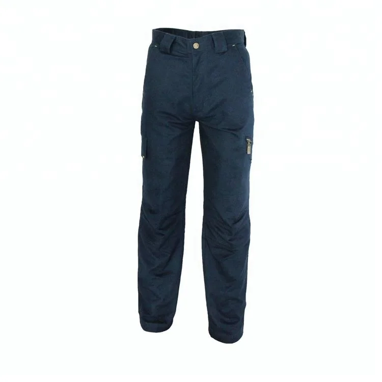 Navy blue men latest design cotton pants garden work pants cargo pants
