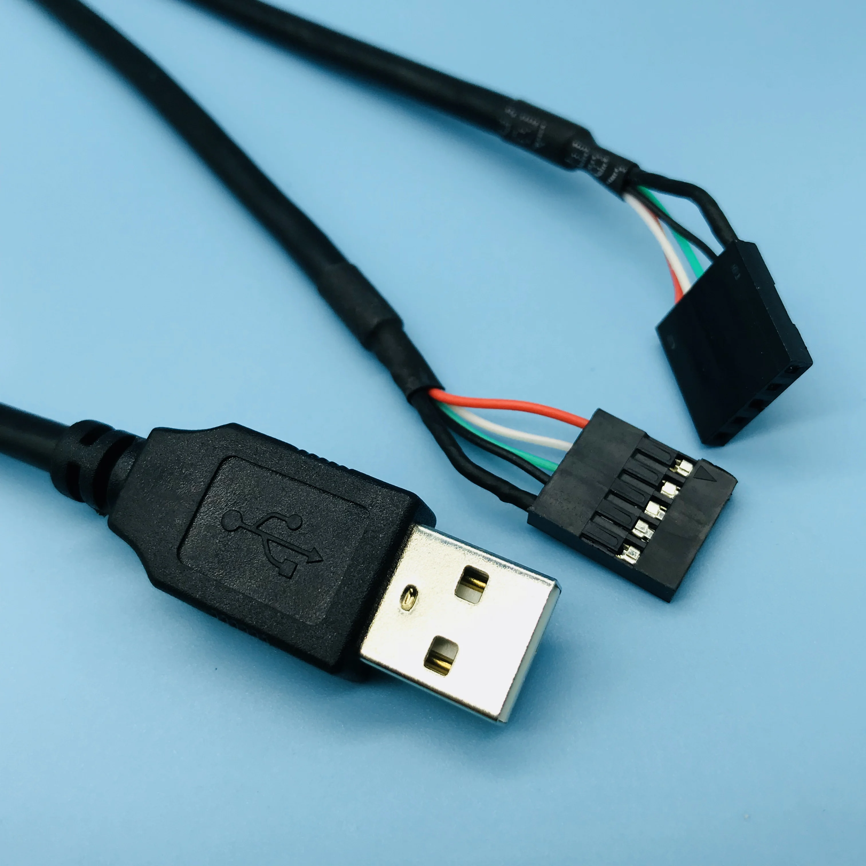 usb2.0 male cable to dupont 4-pin 5pin 2.0mm 2.54mm connector