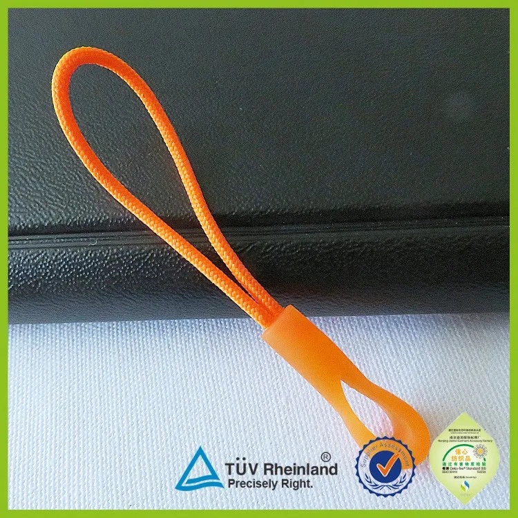 Rectangle Embossed 3D Rubber Zipper Puller