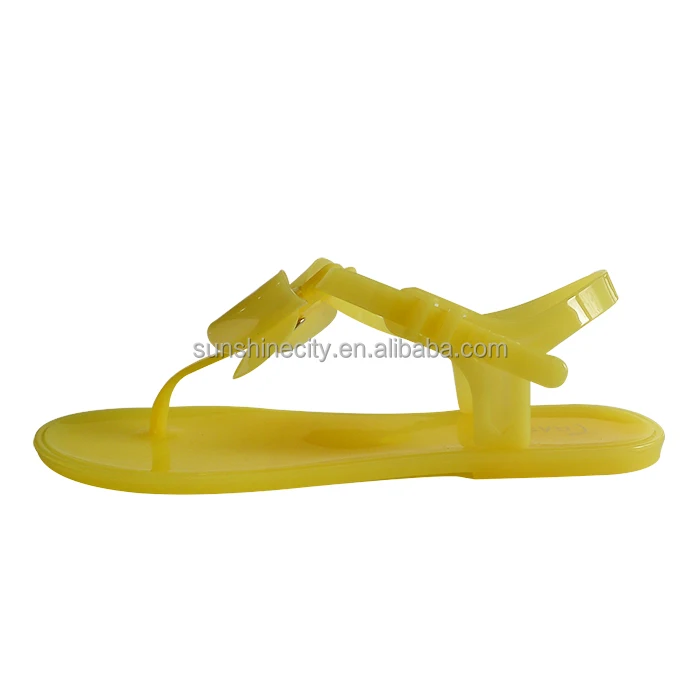 Plastic Jelly Bow Sandals Womens Jelly shoes