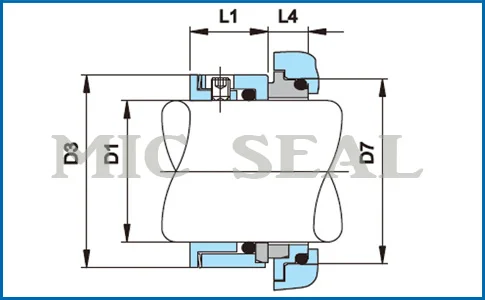 W84 Mechanical Seal to suit Johnson Classic IC pumps