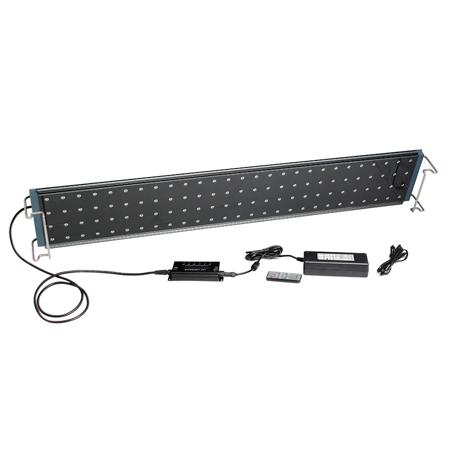 2019 Best Selling 1200mm 200w 4 Channel Dimmable Fish Tank Aquarium Light LED IP65 Waterproof Marine Aquarium Light