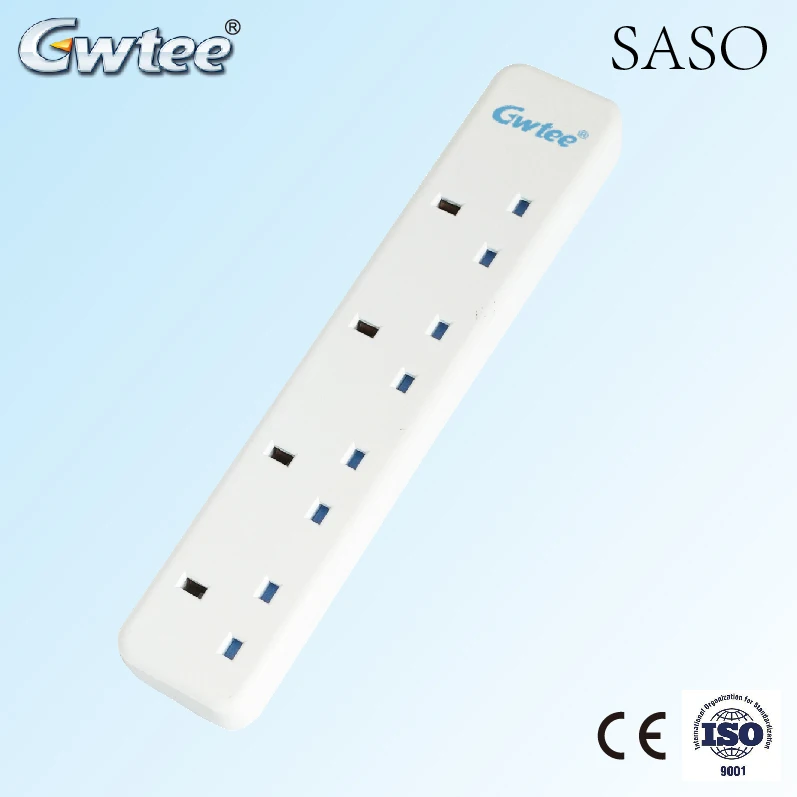 SASO 1.5mm copper cable, fuse BS UK plug, 13A extension cord