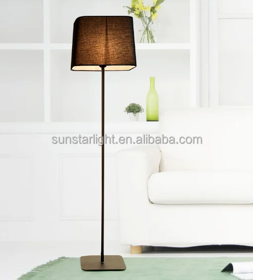 Wholesale New Products Modern Standing Floor Lamp With Fabric Shade For Home And Hotel Decor