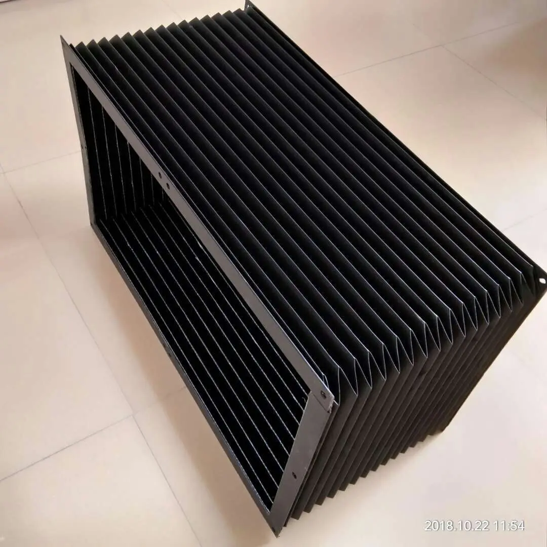 Black flexible  Accordion organ bellows cover