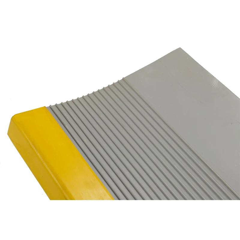 Environmental Protection Customized Replacement Stair Treads Nose ,No Slip Yellow Non Slip Stair Nosing Outdoor
