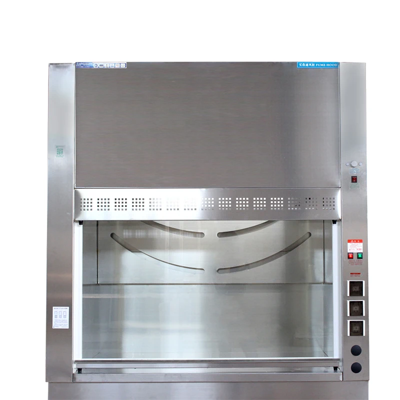Stainless Steel Laboratory Steel Fume Hood Gas Extractor