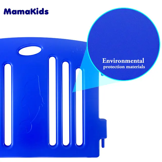 Plastic large baby playpen portable kids fence bebe play yard