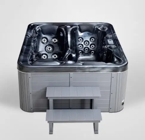 With High Quality Spa Pool Luxury Outdoor Spa/hottub/bathtub/luxury Tubs Hot Tub Outdoor Black 32 Acrylic Massage Modern Drainer