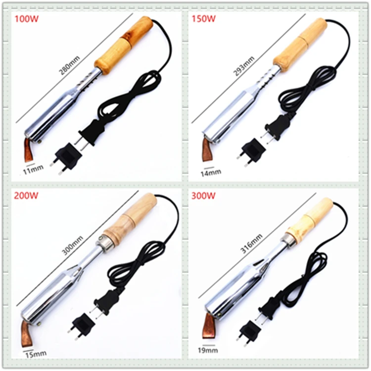 
Electric Soldering Iron 100/150/200/300/500W 220V Industrial Heat Gun with Pure Copper Tip Electronic Soldering Supplies 
