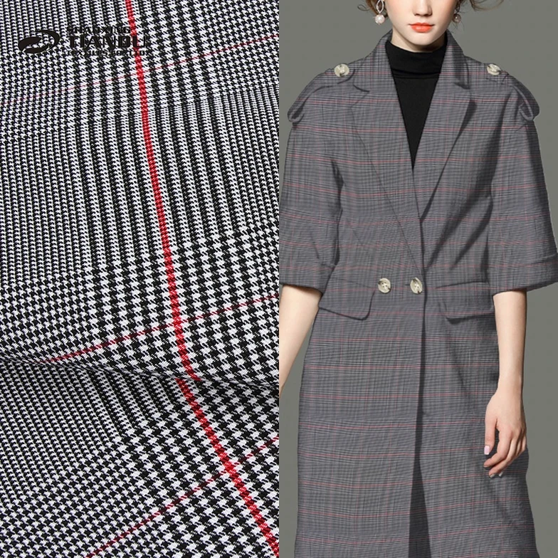 China wholesale bengaline printed custom gingham check fabric clothing turkey istanbul