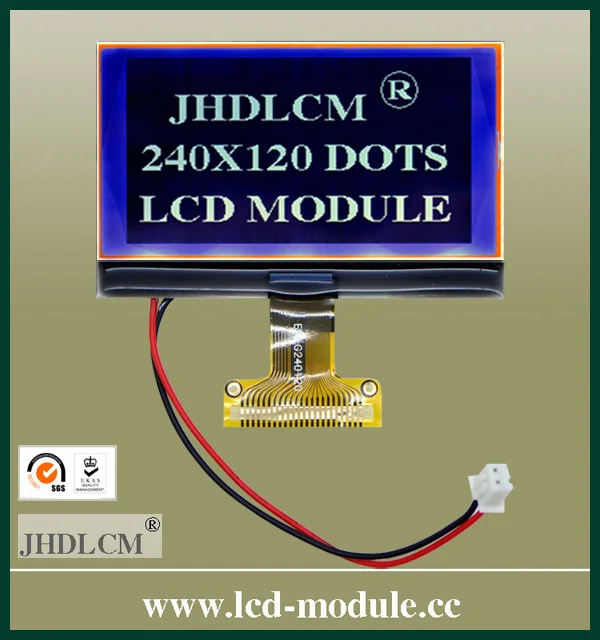 Fstn 240120 графический жк-дисплей с белой подсветкой JHD240120-G05BFW-BL