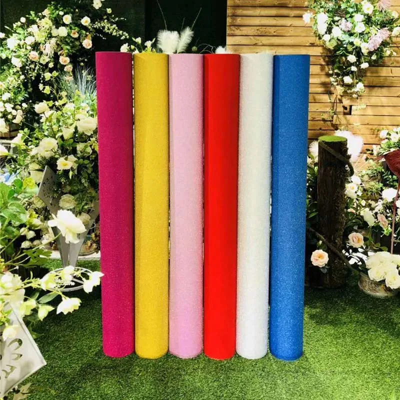 Wedding Party Stage Decoration Banquet Hall Flooring Glitter Carpet EVENT RED CARPET  WEDDING CARPET