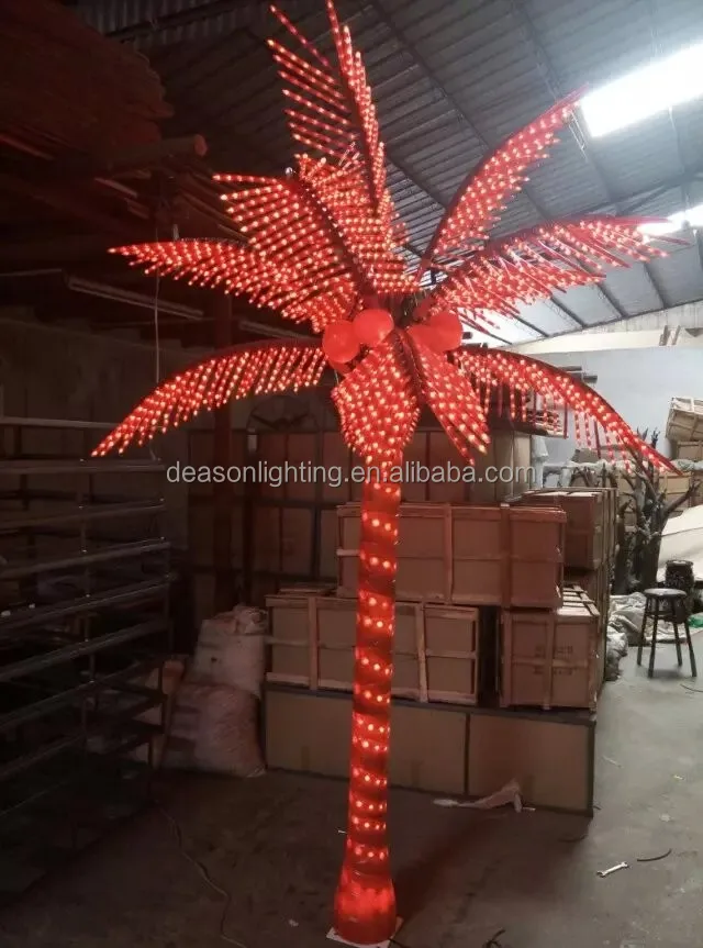 outdoor palm tree lights