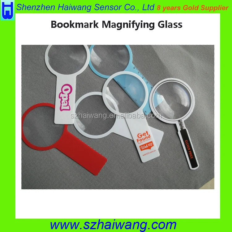Hw817 140*70 мм 3X Милый круглой формы ИЗ ПВХ лупа закладки