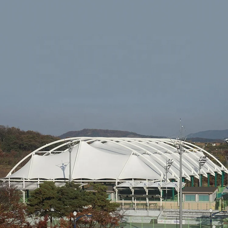 Factory Price Pvc Membrane Structure Tensile Fabric Shade Structures Canopy
