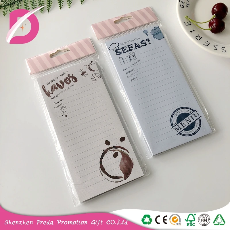 Custom EXW notepad for office stationery writing magnetic paper pad design / mini paper sticky notepad