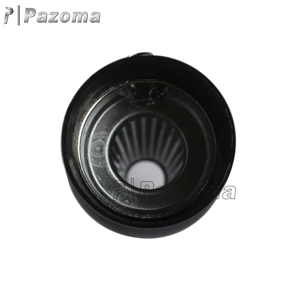 Pazoma высококачественный черный Универсальный Длинный выхлопной глушитель для мотоцикла 12 дюймов с 1 1/2 - 1 3/4 входом