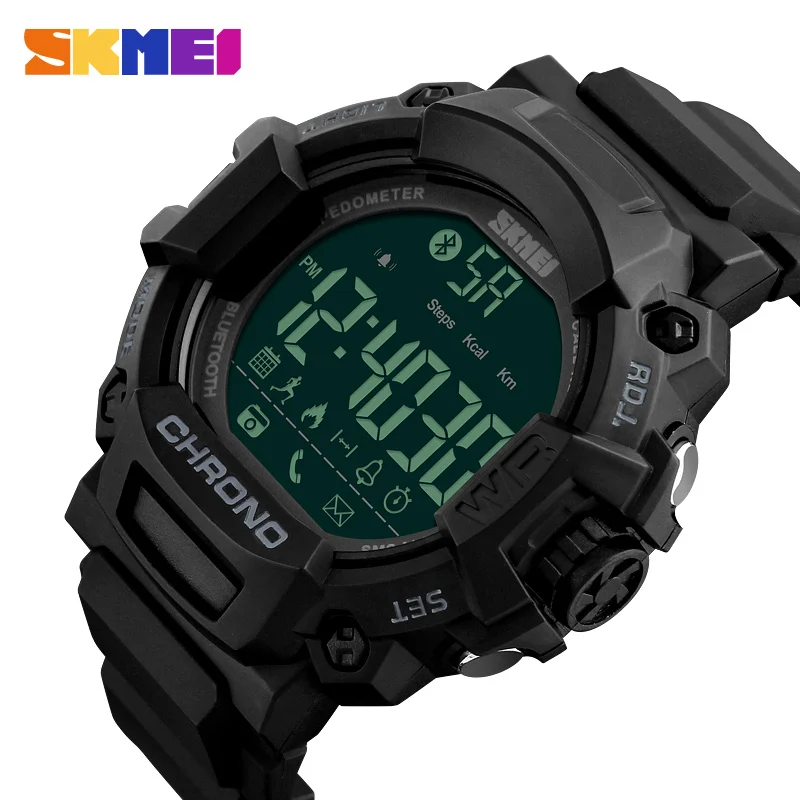 SKMEI 1249 Men Military Smart Watch Chronograph Calorie Pedometer Sports Watches Reminder Digital Wristwatches