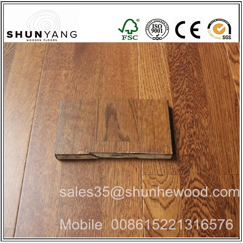 Best Grade 189/190mm width Oak 3 strip 3 layer/2 layer/Multilayer Engineered Oak Wooden Flooring