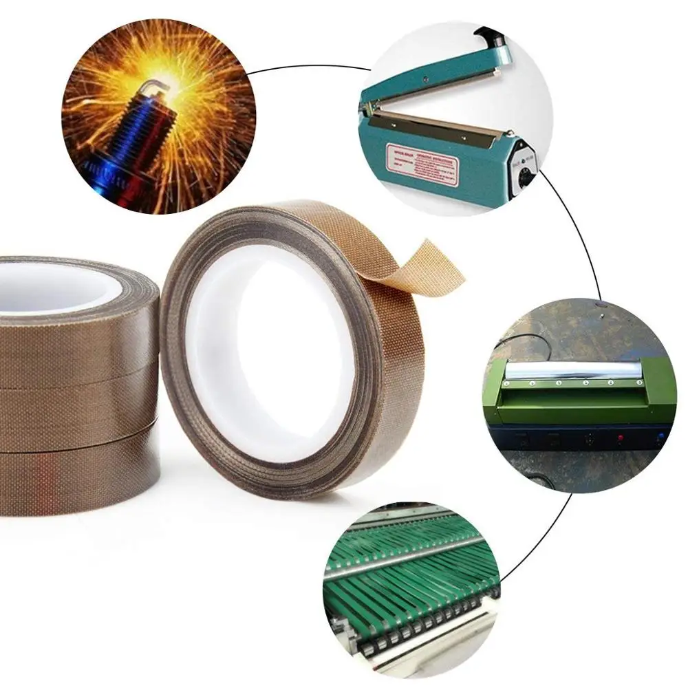High Temperature PTFE Thread Seal Tape Brown Color