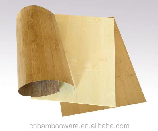 Flexible High Quality Bamboo Veneer 0.6 mm