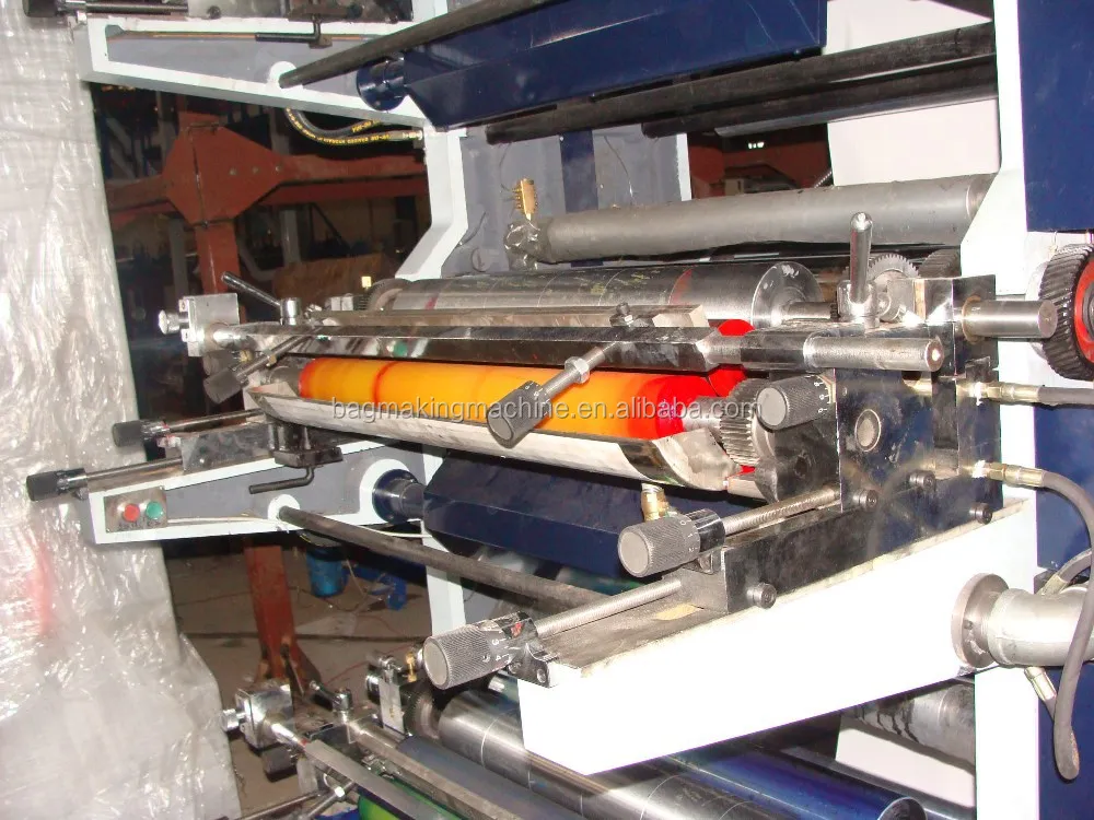 6 colores High speed non woven fabric flexo printing press