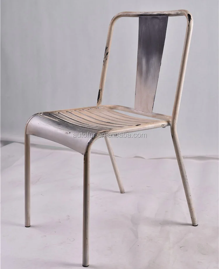 
Industrial Furniture antique metal coffee chair 