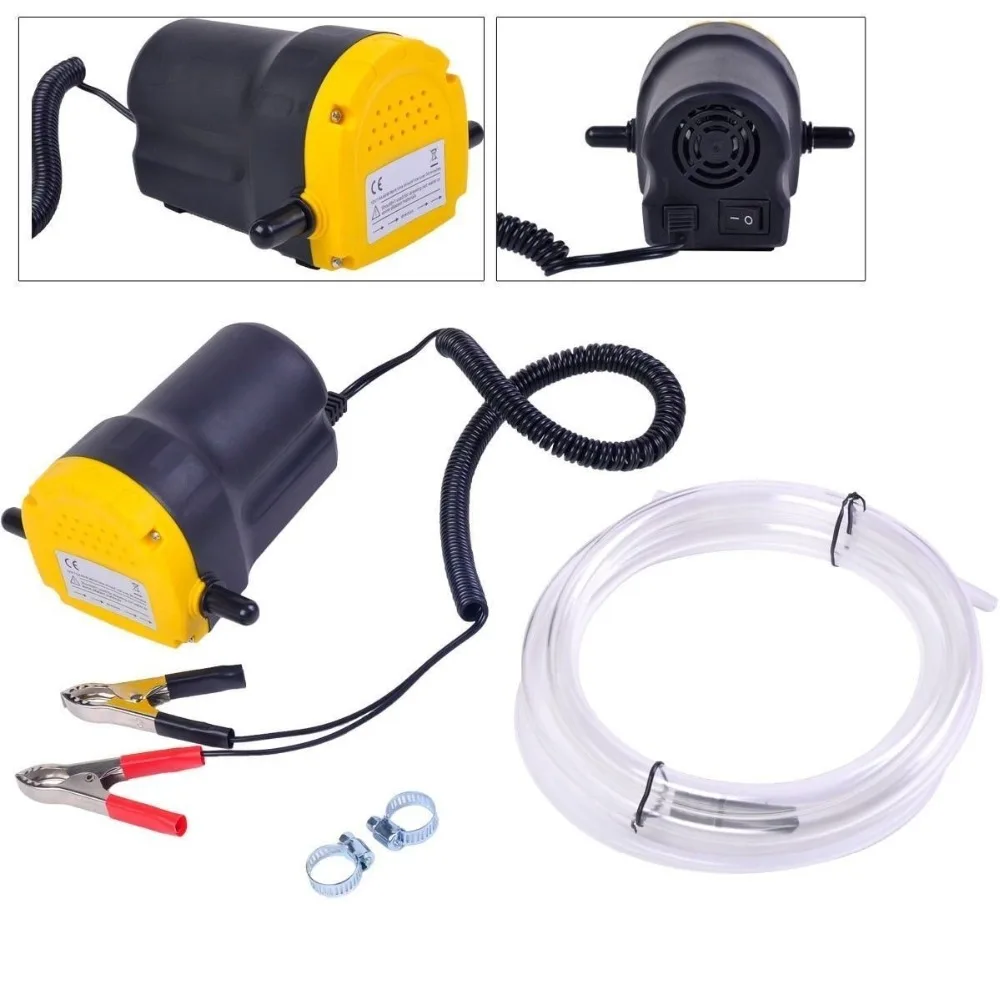 12v Motor Oil Diesel Extractor Scavenge Suction Transfer Change Pump 5A 60 Watt