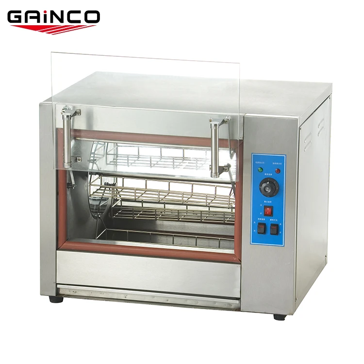 
Stainless steel 220 volts commercial countertop chicken rotisserie machine sale  (62140905725)