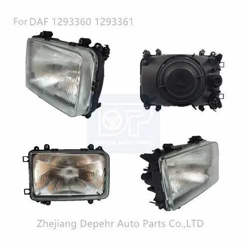 1283231 1283232 depehr производитель европейский трактор головной свет для грузовиков даф передняя фара