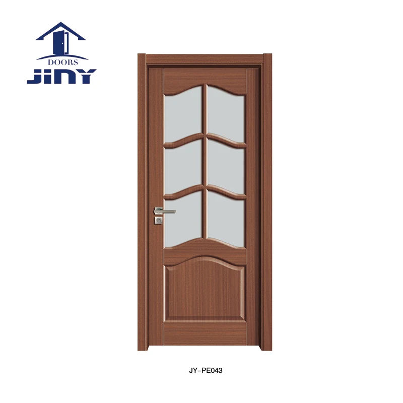 
doors with solid core pvc laminated veneer roomdoor 