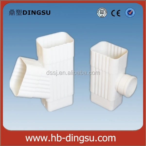 PVC Rainwater Gutters Large Plastic Trough in 7 Inches