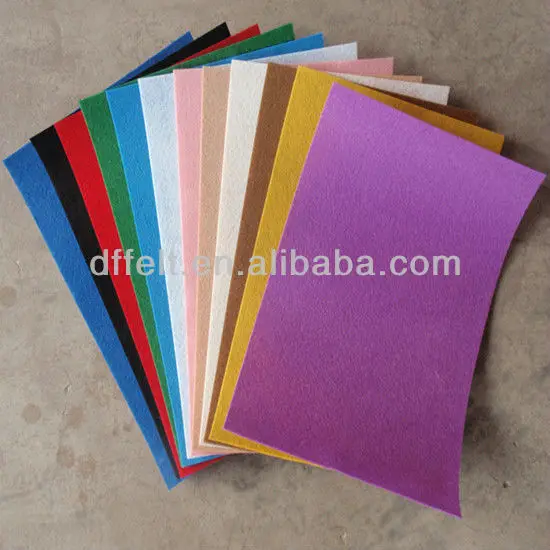 Color Polyester felt 1mm