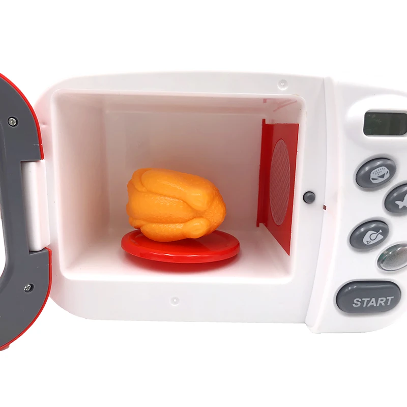 Electric Plastic Mini Role Play House Other Pretend Play Preschool Mini Kitchen Toys Real Cooking Set for Kids