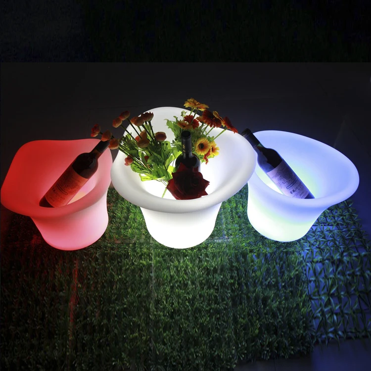 Пластиковая бутылка для напитков вина пива светящаяся подсветка armand de brignac светодиодное ведро льда шампанского