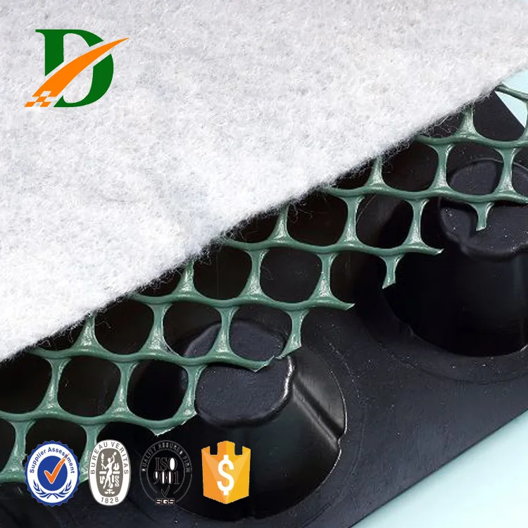 
Shangdong drainage board with holes with holes/drainage cell roof garden 