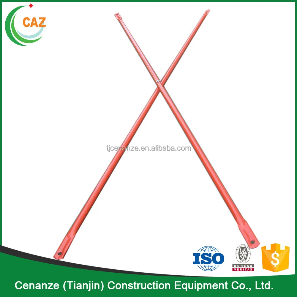 Best Quality Pre Galvanized H Thru Scaffolding Frame Cross Brace Scaffolding Construction