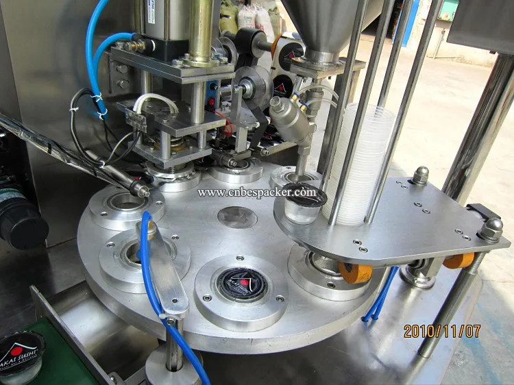 XBG-900-1 Роторный Тип Автоматическая Капсула Небольшая Статья Пластиковый Стаканчик Наполнения И Укупорки Машина