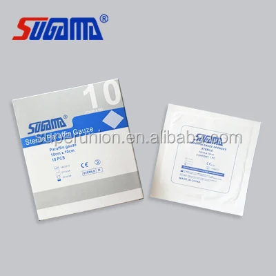 paraffin Gauze Dressing swab medical paraffin gauze
