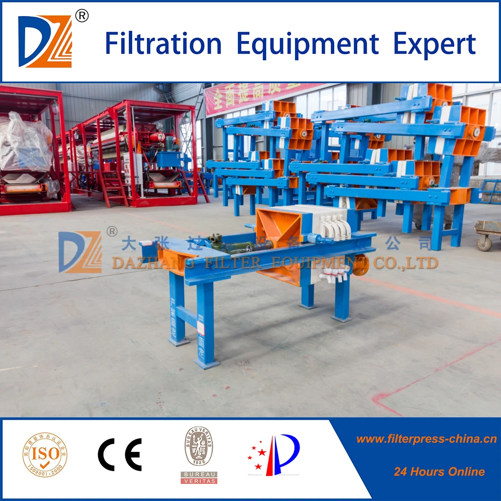 Raw Oil Filtration Small Filter Press for Sale Maple Syrup Filter Carbon Steel Engineers Available to Service Machinery Overseas