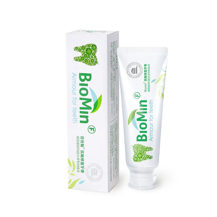 Biomin Bioglass Anti-Sensitive Toothpaste with international patent