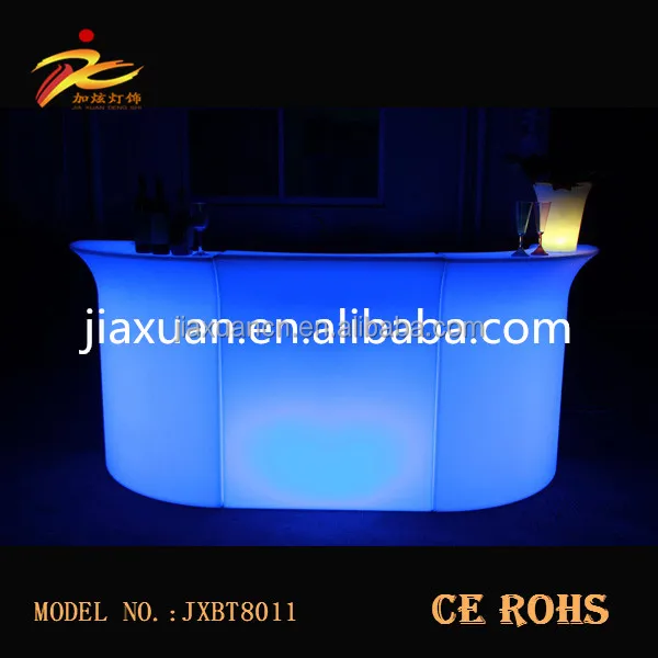 
CE&ROHS PE plastic light up portable bar counter/led bar furniture for bar,party ects 
