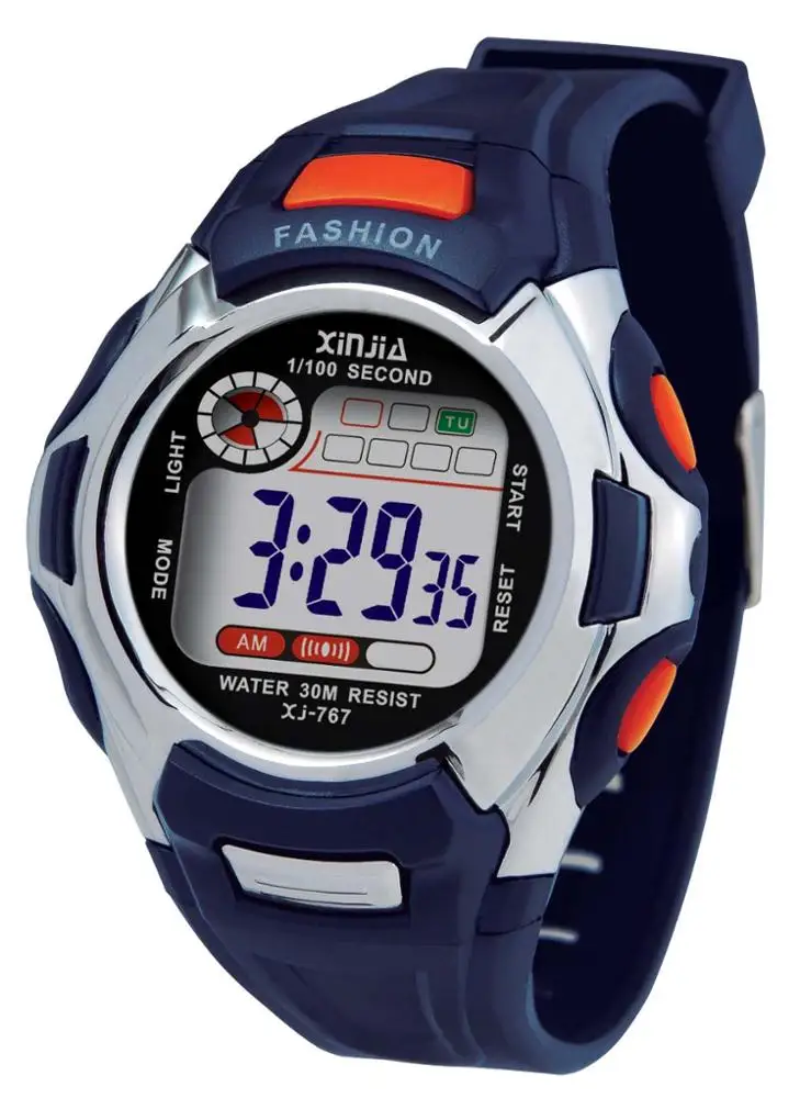 2019 Hot selling fashion watch digital wrist watch 3 atm waterproof