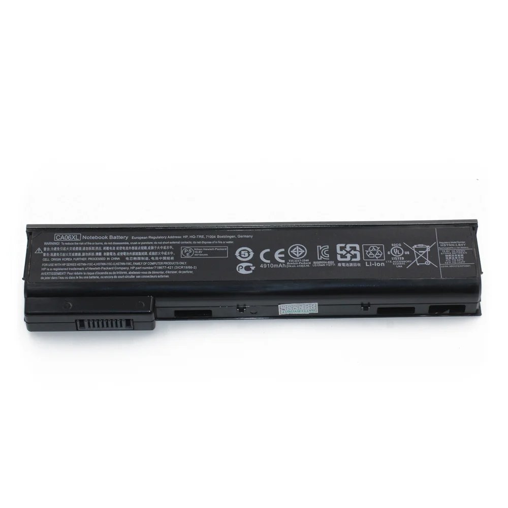 Аккумулятор для ноутбука HP ProBook 10,8 4910 640 645 G1 CA06 CA09 CA06XL HSTNN, 655 в, 650 мАч
