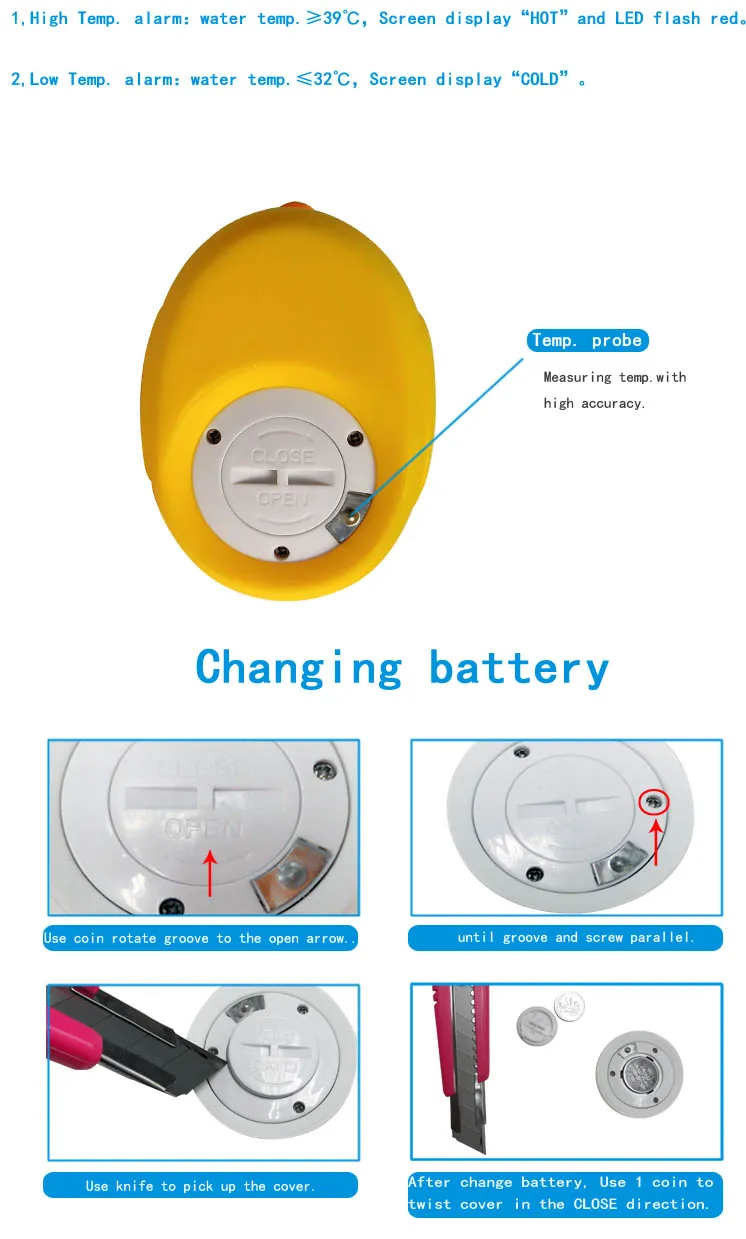 baby digital bath thermometer