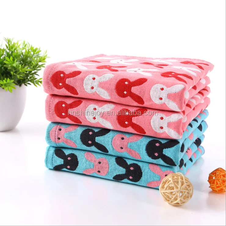 kids 100% cotton multilayer gauze towel face towel bath towels
