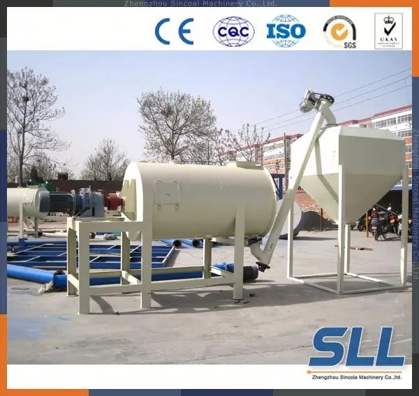 small screw type mixer for animal feed/cement/sand/dry mortar powder mixing 1-5ton