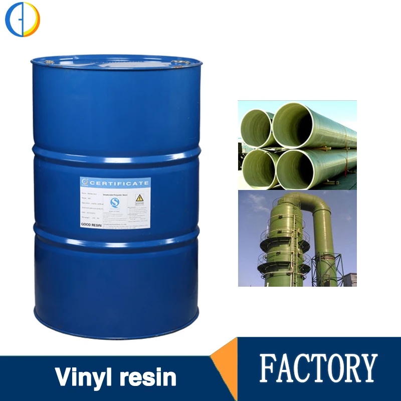 Chemicals Vinyl resin Corrosion-resistant resin resistant to high temperature acid and alkali