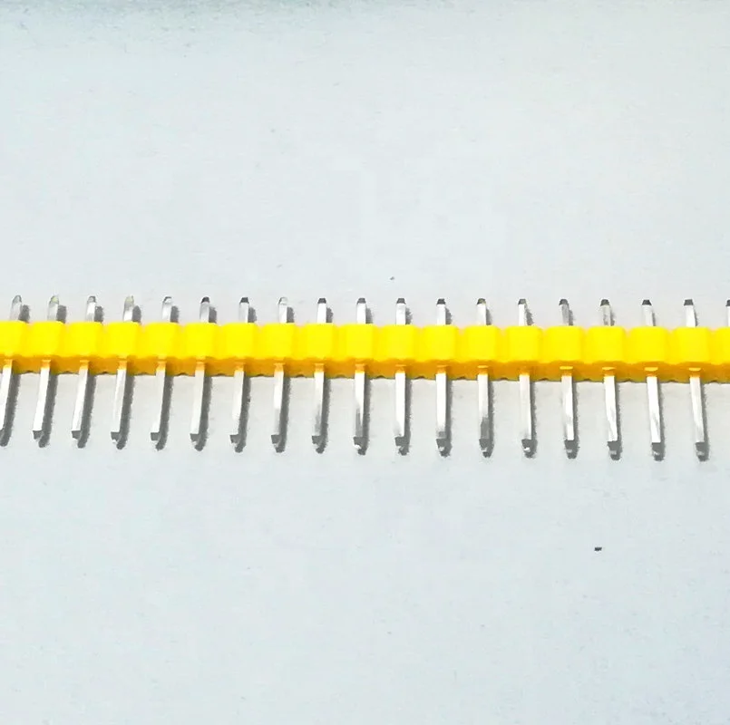 Color headers connector Female header Pitich 2.54mm 40 Pin single Row Straight angle Vertical Golden mating for Raspberry Pi